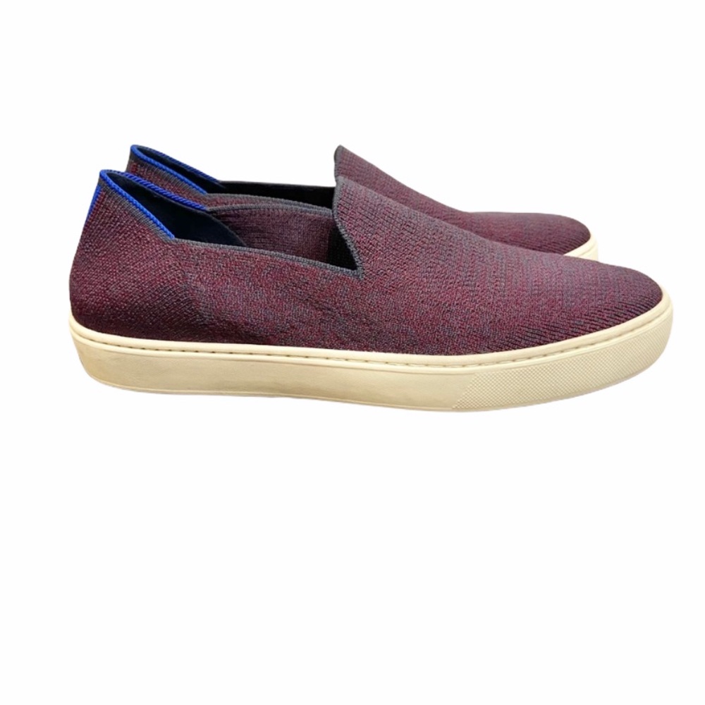 Rothy's The Sneaker Fig Python Purple Slip On